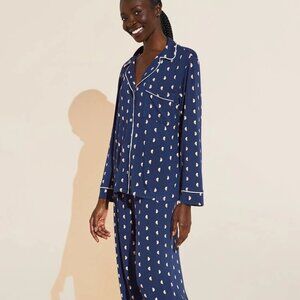 Eberjey Gisele Printed TENCEL™ Modal Long PJ Set